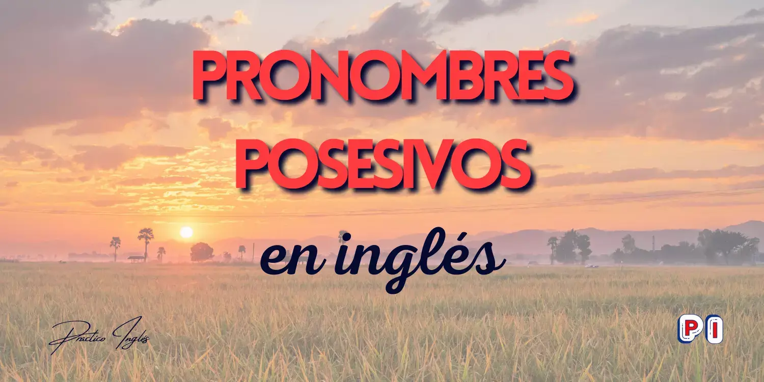 Pronombres Posesivos Possessive Pronouns Practico Ingl S